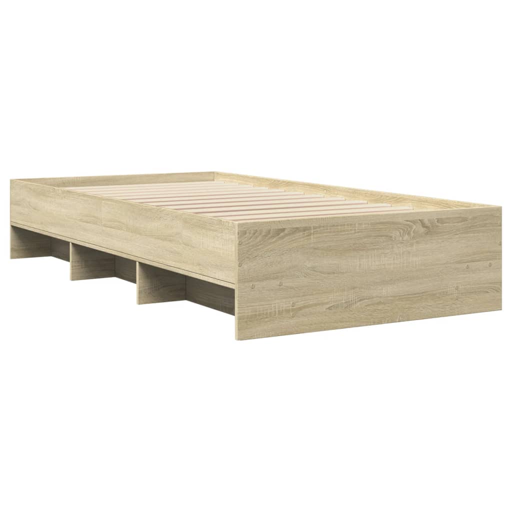 Giroletto senza Materasso Rovere Sonoma 90x190 cm in Truciolato | homemem39