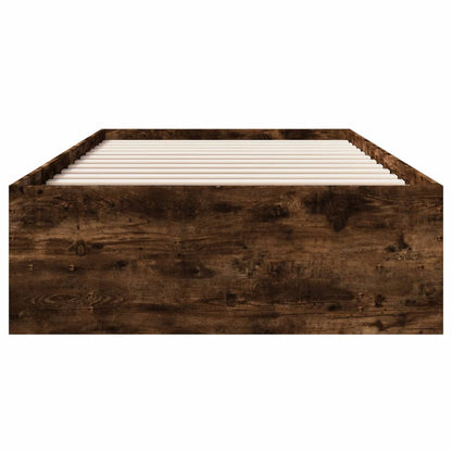 Giroletto senza Materasso Rovere Fumo 90x190 cm in Truciolato | homemem39