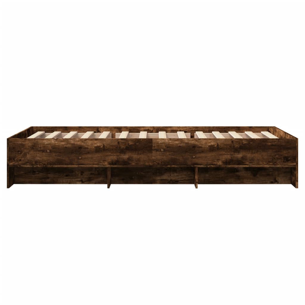 Giroletto senza Materasso Rovere Fumo 90x190 cm in Truciolato | homemem39