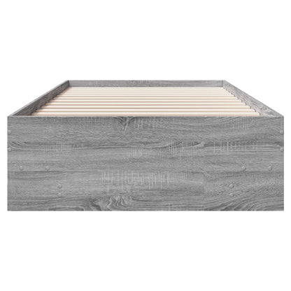 Giroletto Grigio Sonoma 90x190 cm in Legno Multistrato | homemem39