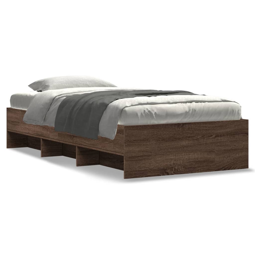 Giroletto senza Materasso Rovere Marrone 75x190cm in Truciolato | homemem39