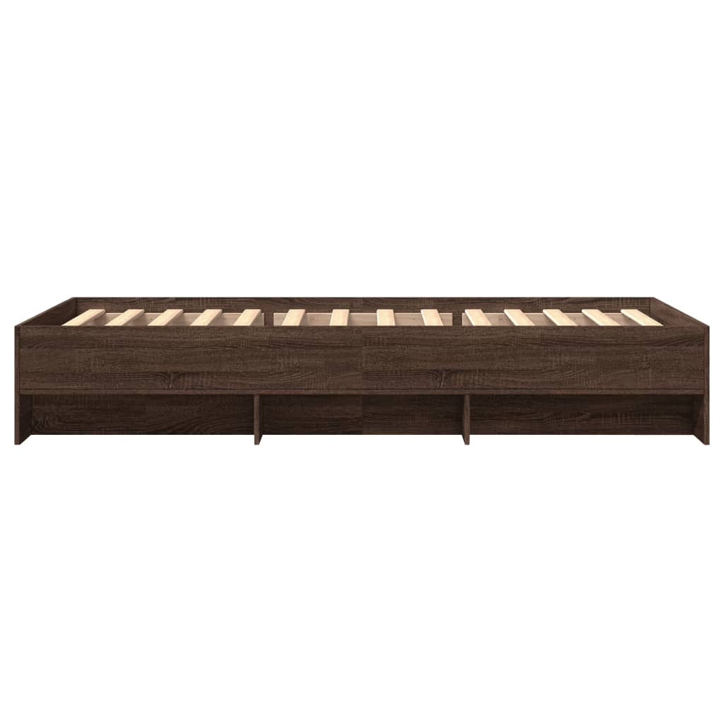 Giroletto senza Materasso Rovere Marrone 75x190cm in Truciolato | homemem39