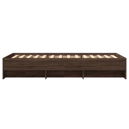 Giroletto senza Materasso Rovere Marrone 75x190cm in Truciolato | homemem39
