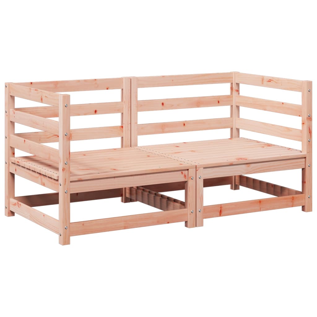 Set Divani da Giardino 2 pz in Legno Massello Abete Douglas | homemem39