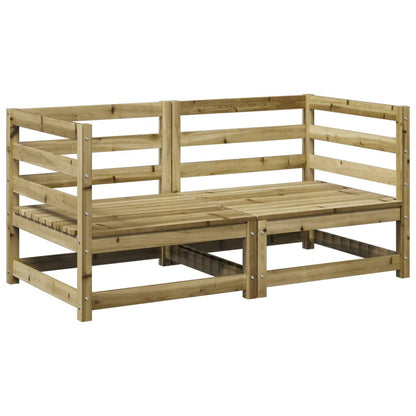 Set Divani da Giardino 2 pz in Legno Impregnato di Pino | homemem39