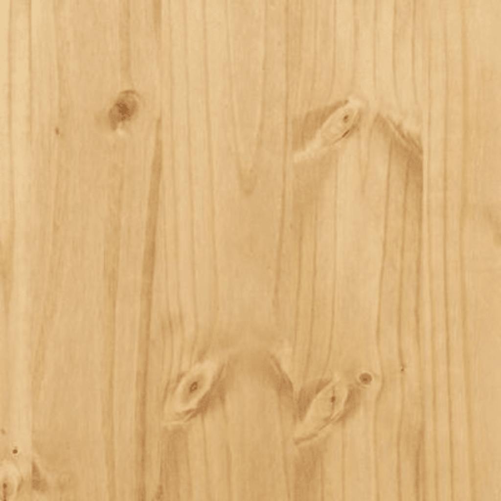 Set da Pranzo 5 pz Corona Pieghevole Grigio in Legno di Pino - homemem39