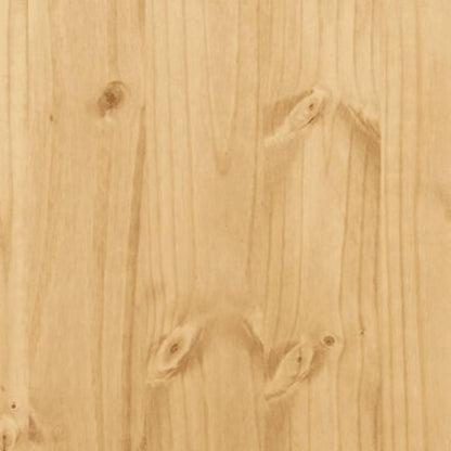 Set da Pranzo 5 pz Corona Pieghevole Grigio in Legno di Pino - homemem39