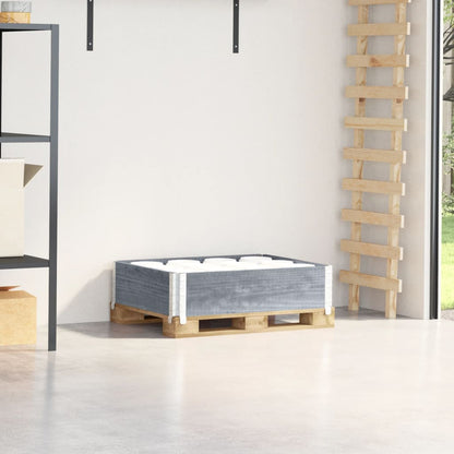 Paretale per Pallet Grigio 80x60 cm in Legno Massello di Pino | homemem39