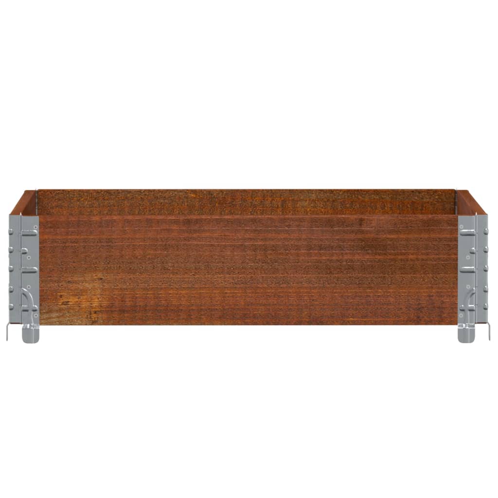 Paretale per Pallet Marrone 80x60 cm in Legno Massello di Pino | homemem39