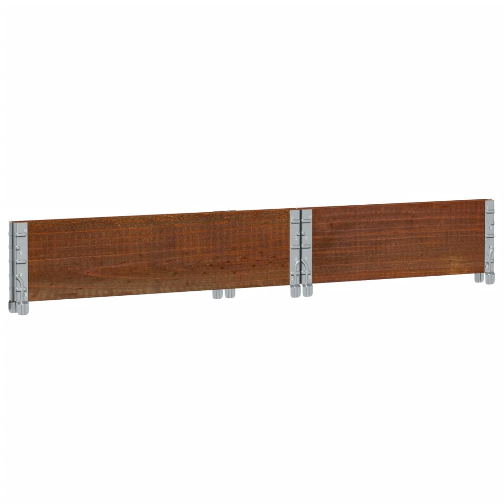 Paretale per Pallet Marrone 80x60 cm in Legno Massello di Pino | homemem39