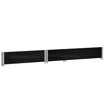 Paretale per Pallet Nero 120x80 cm in Legno Massello di Pino | homemem39