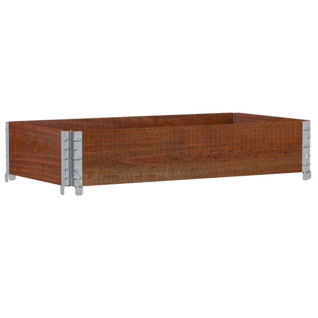 Paretale per Pallet Marrone 100x50cm in Legno Massello di Pino