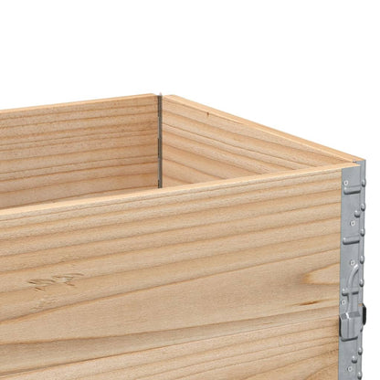 Paretali per Pallet 2 pz 100x50 cm in Legno Massello di Pino | homemem39