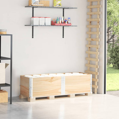 Paretali per Pallet 2 pz 150x50 cm in Legno Massello di Pino | homemem39