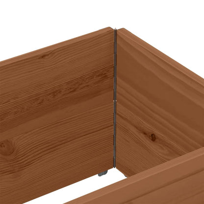 Paretali per Pallet 2pz Marroni 150x50cm Legno Massello di Pino | homemem39