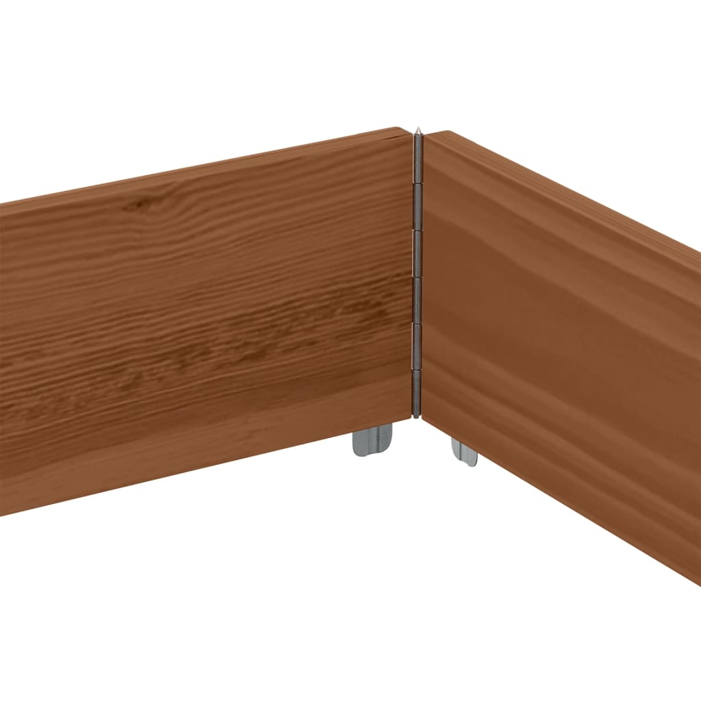 Paretale per Pallet Marrone 150x100cm in Legno Massello di Pino | homemem39