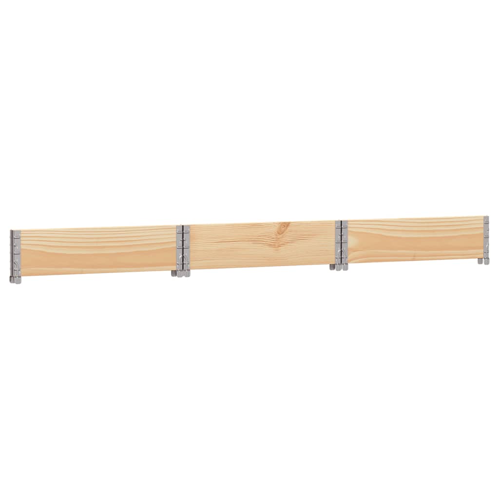 Fioriera Rialzata Esagonale 160x160cm Legno Massello di Pino