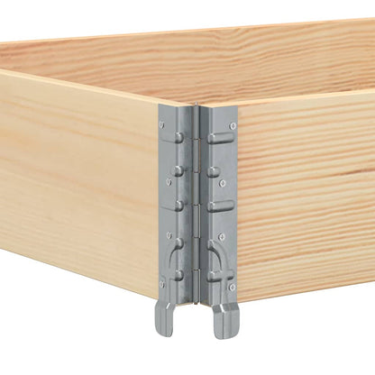 Fioriera da Giardino 80x60 cm in Legno Massello di Pino | homemem39
