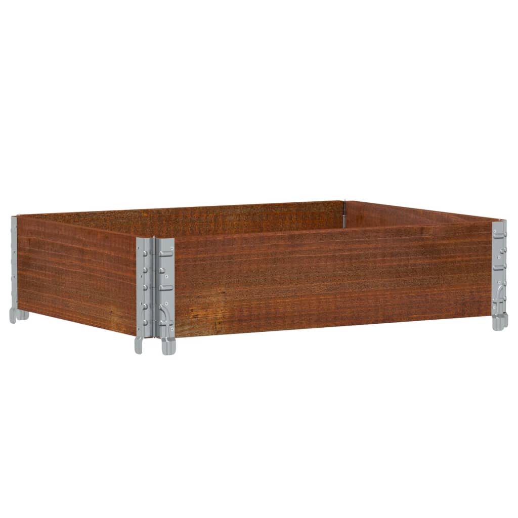 Fioriera da Giardino Marrone 80x60 cm Legno Massello di Pino | homemem39