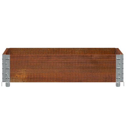 Fioriera da Giardino Marrone 80x60 cm Legno Massello di Pino | homemem39