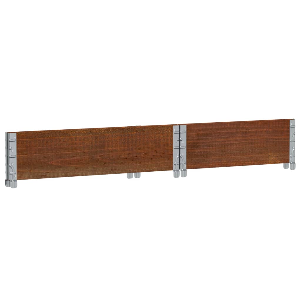 Fioriera da Giardino Marrone 80x60 cm Legno Massello di Pino | homemem39