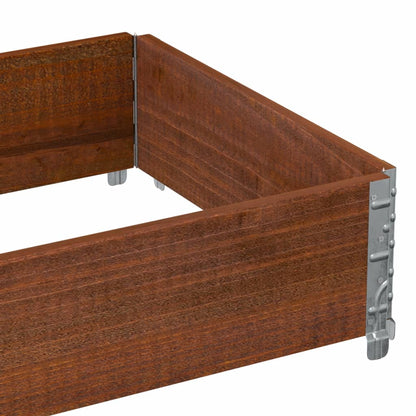 Fioriera da Giardino Marrone 80x60 cm Legno Massello di Pino | homemem39
