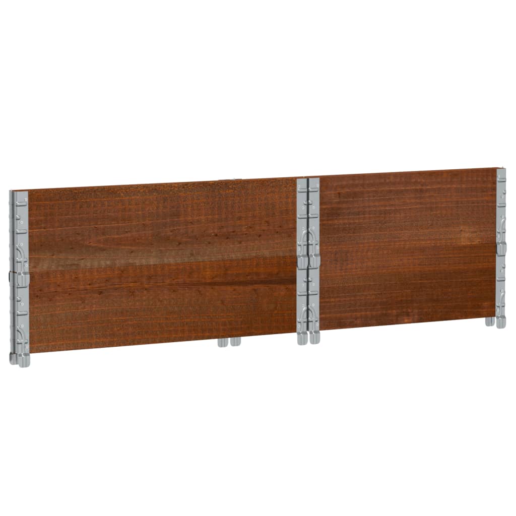 Fioriera da Giardino Marrone 80x60 cm Legno Massello di Pino | homemem39