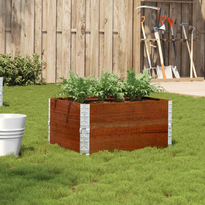 Fioriera da Giardino Marrone 80x60 cm Legno Massello di Pino | homemem39