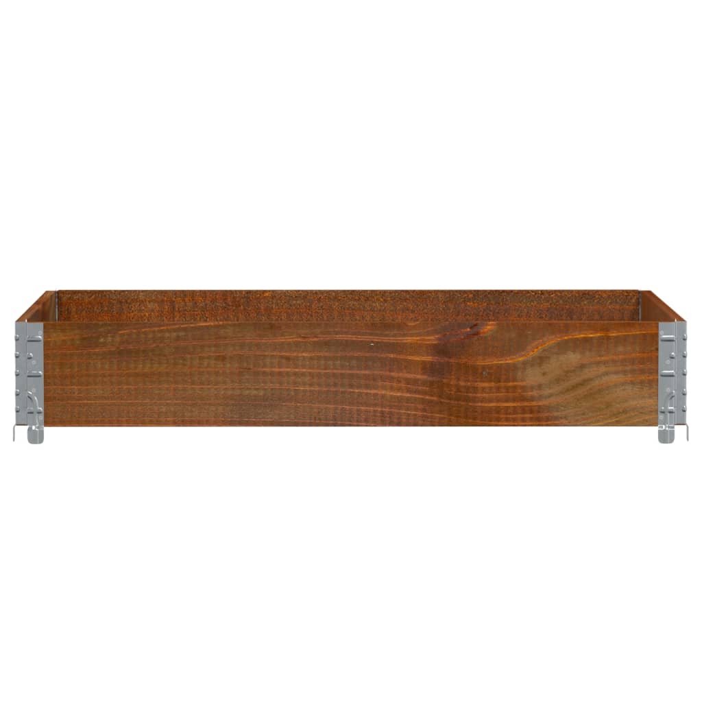 Poggiapiedi da Giardino Marrone 120x80cm Legno Massello di Pino | homemem39