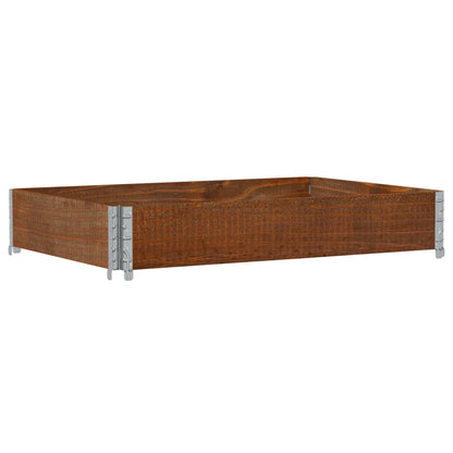 Poggiapiedi da Giardino Marrone 120x80cm Legno Massello di Pino | homemem39