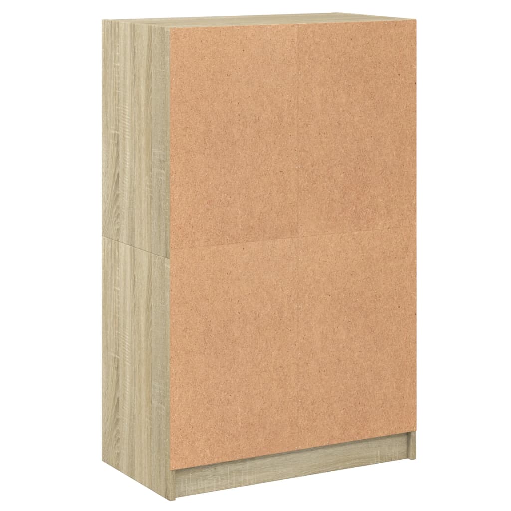 Credenza con Ante Rovere Sonoma 68x37x109 cm Legno Multistrato - homemem39