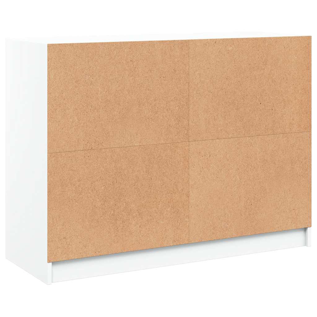 Credenza Bianca 102x37x75,5 cm in Truciolato