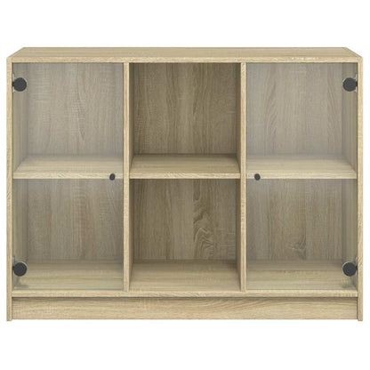 Credenza Rovere Sonoma 102x37x75,5 cm in Legno Multistrato - homemem39