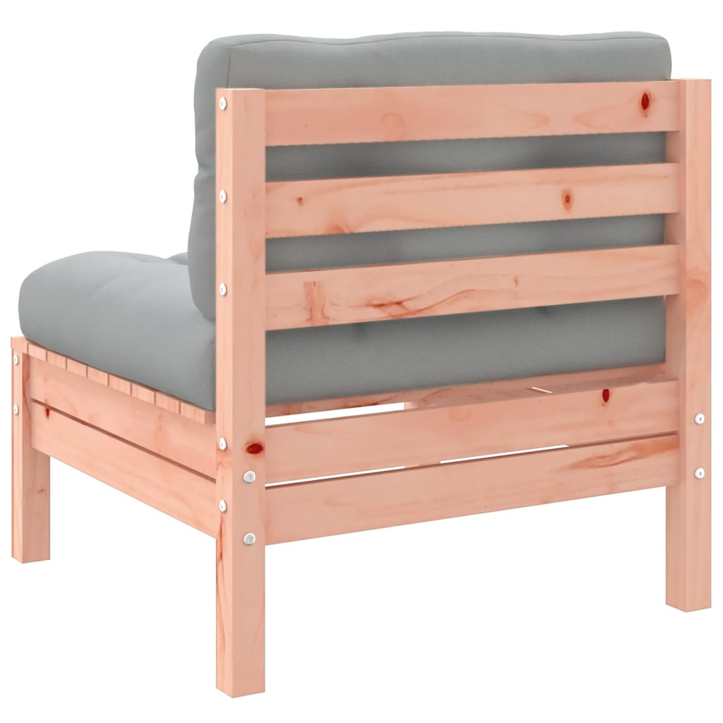 Set Divani Giardino 3 pz Cuscini Legno Massello Abete Douglas | homemem39