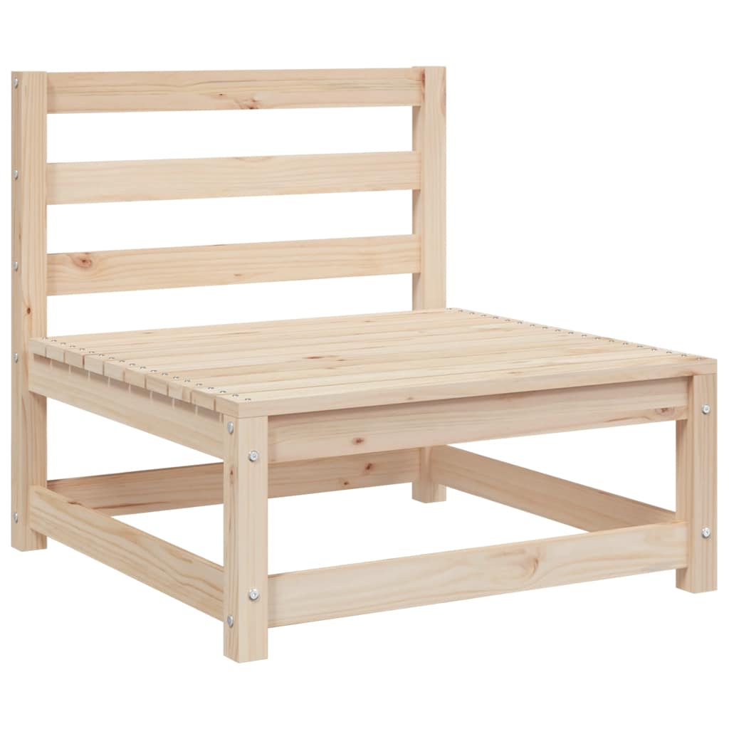 Set Divani da Giardino 8 pz in Legno Massello di Pino