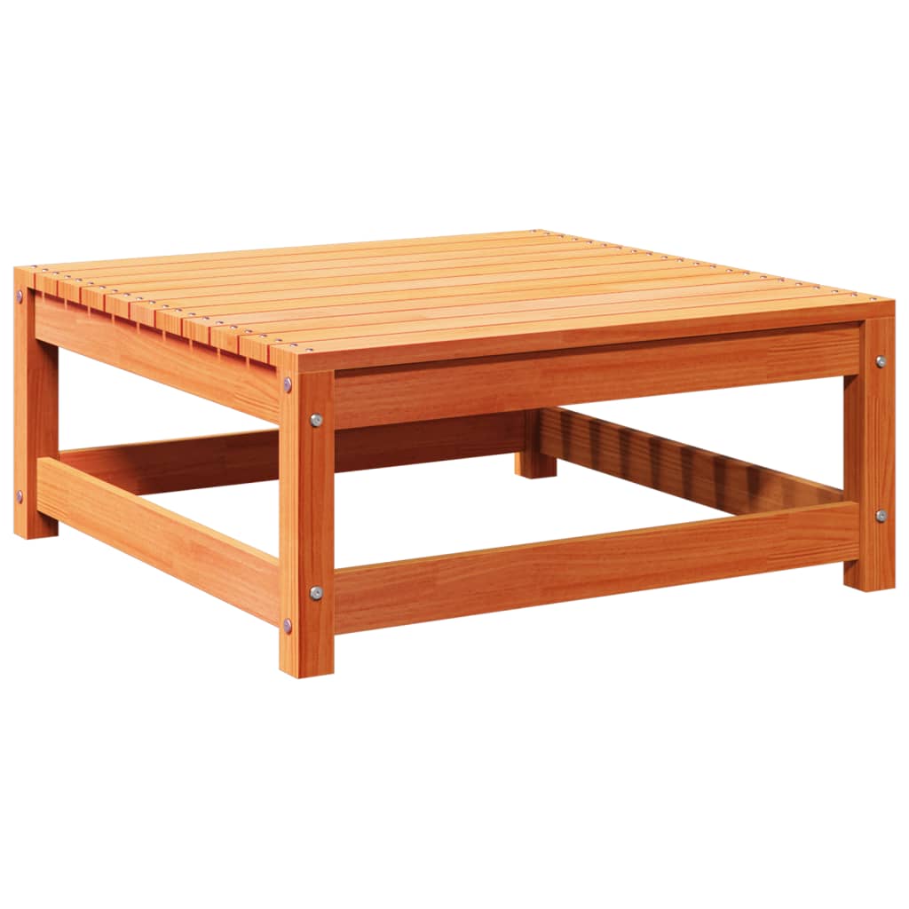 Set Divani Giardino 8 pz con Cuscini Marrone Cera Massello Pino | homemem39