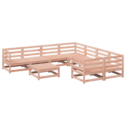 Set Divani da Giardino 9 pz in Legno Massello Abete Douglas | homemem39