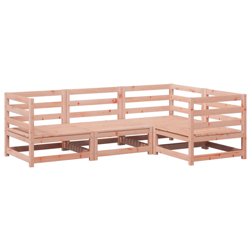 Set Divani da Giardino 4 pz in Legno Massello Abete Douglas | homemem39