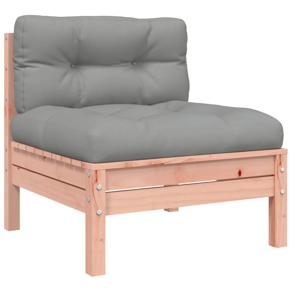 Set Divani Giardino 5 pz Cuscini Legno Massello Abete Douglas | homemem39