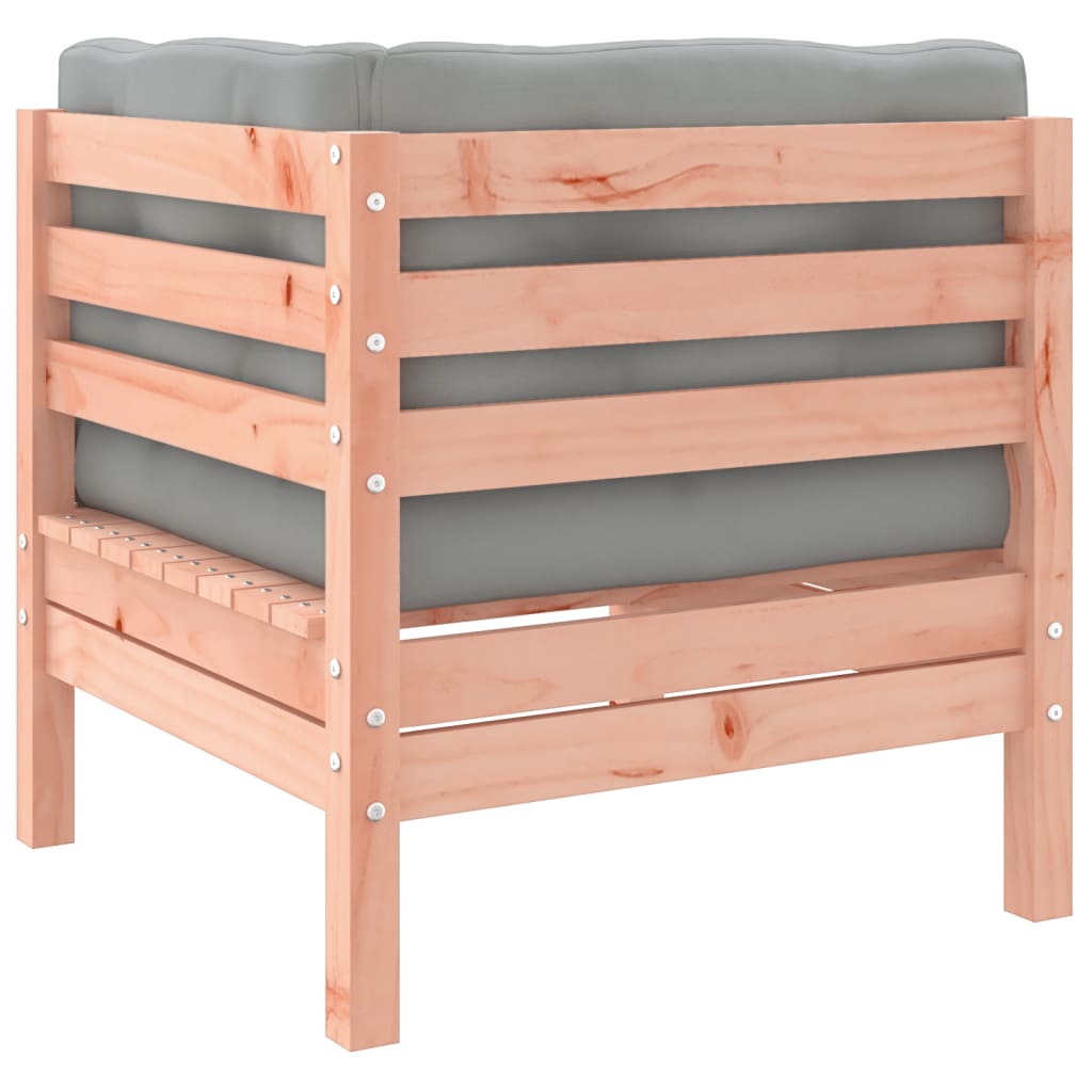 Set Divani Giardino 5 pz Cuscini Legno Massello Abete Douglas | homemem39