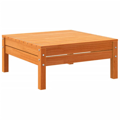 Set Divani Giardino 6pz con Cuscini Marrone Cera Massello Pino | homemem39