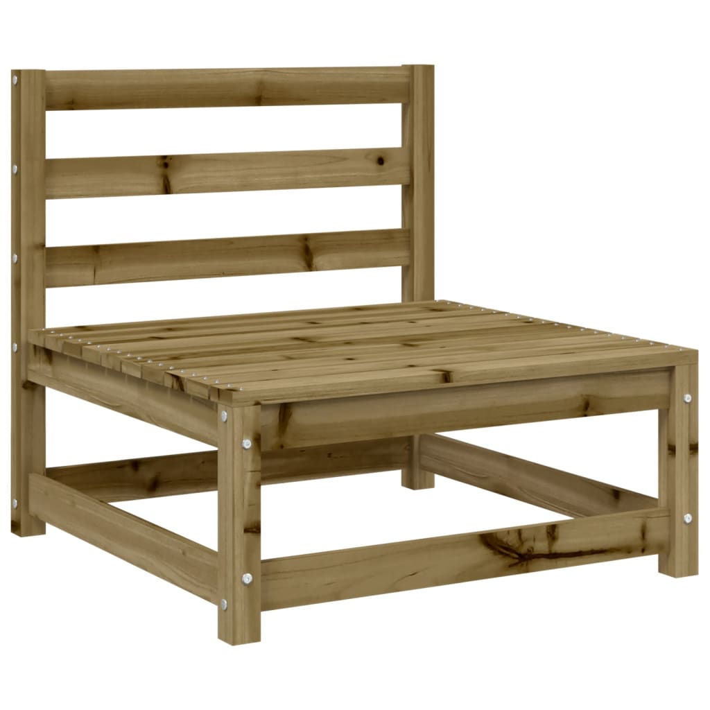Set Divani da Giardino 7 pz in Legno Impregnato di Pino | homemem39
