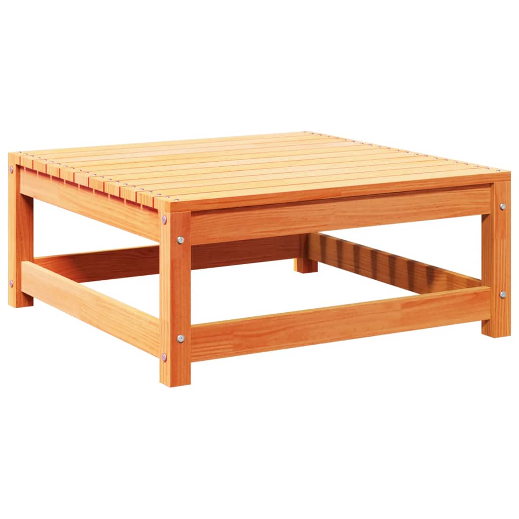 Set Divani Giardino 9 pz con Cuscini Marrone Cera Massello Pino - homemem39