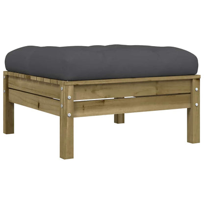 Set Divani da Giardino 8pz con Cuscini Legno Impregnato di Pino | homemem39