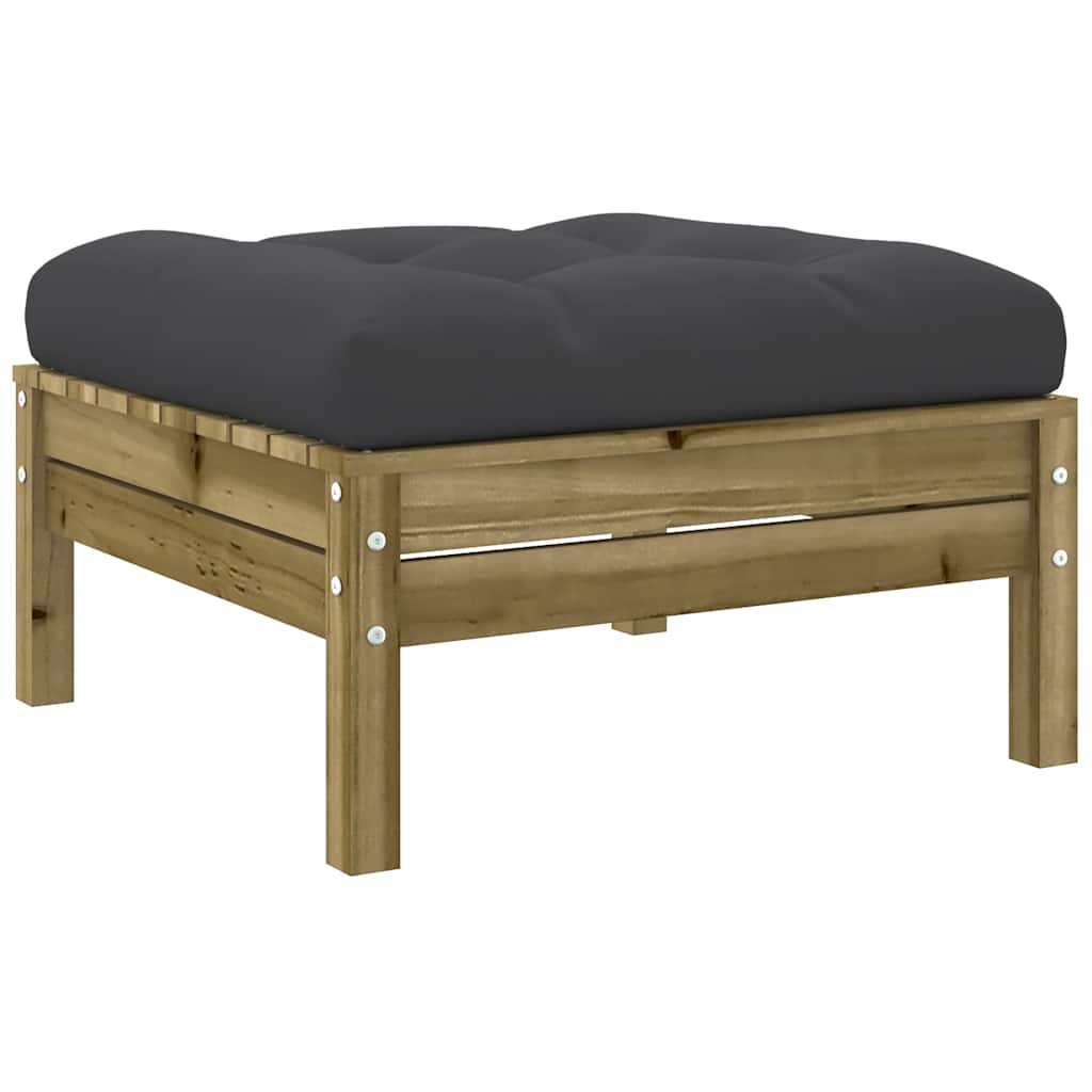 Set Divani da Giardino 8pz con Cuscini Legno Impregnato di Pino | homemem39