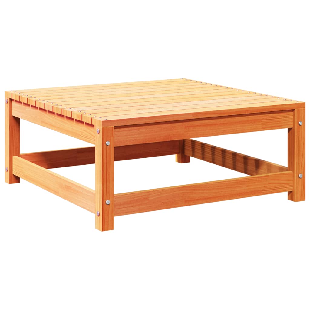 Set Divani Giardino 9 pz con Cuscini Marrone Cera Massello Pino | homemem39
