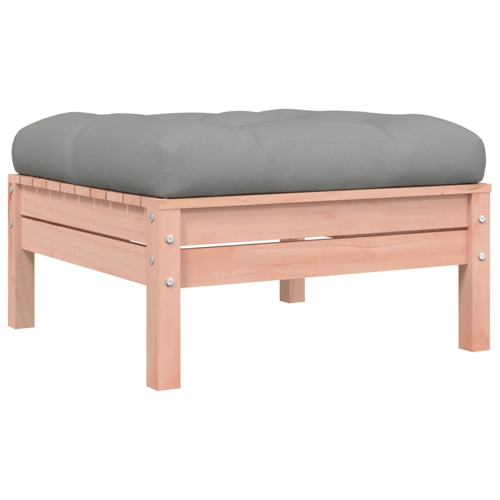 Set Divani Giardino 9 pz Cuscini Legno Massello Abete Douglas | homemem39
