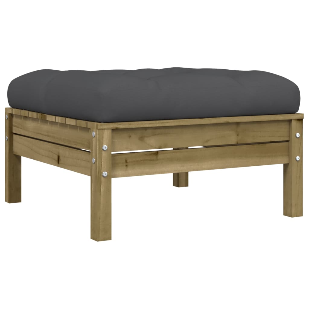 Set Divani Giardino 12 pz con Cuscini Legno Impregnato di Pino - homemem39