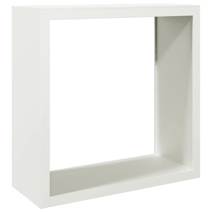 Rastrelliera per Legna da Ardere Bianca 100x40x100cm in Acciaio - homemem39