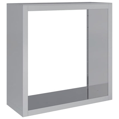 Rastrelliera per Legna 100x40x100 cm in Acciaio Zincato - homemem39